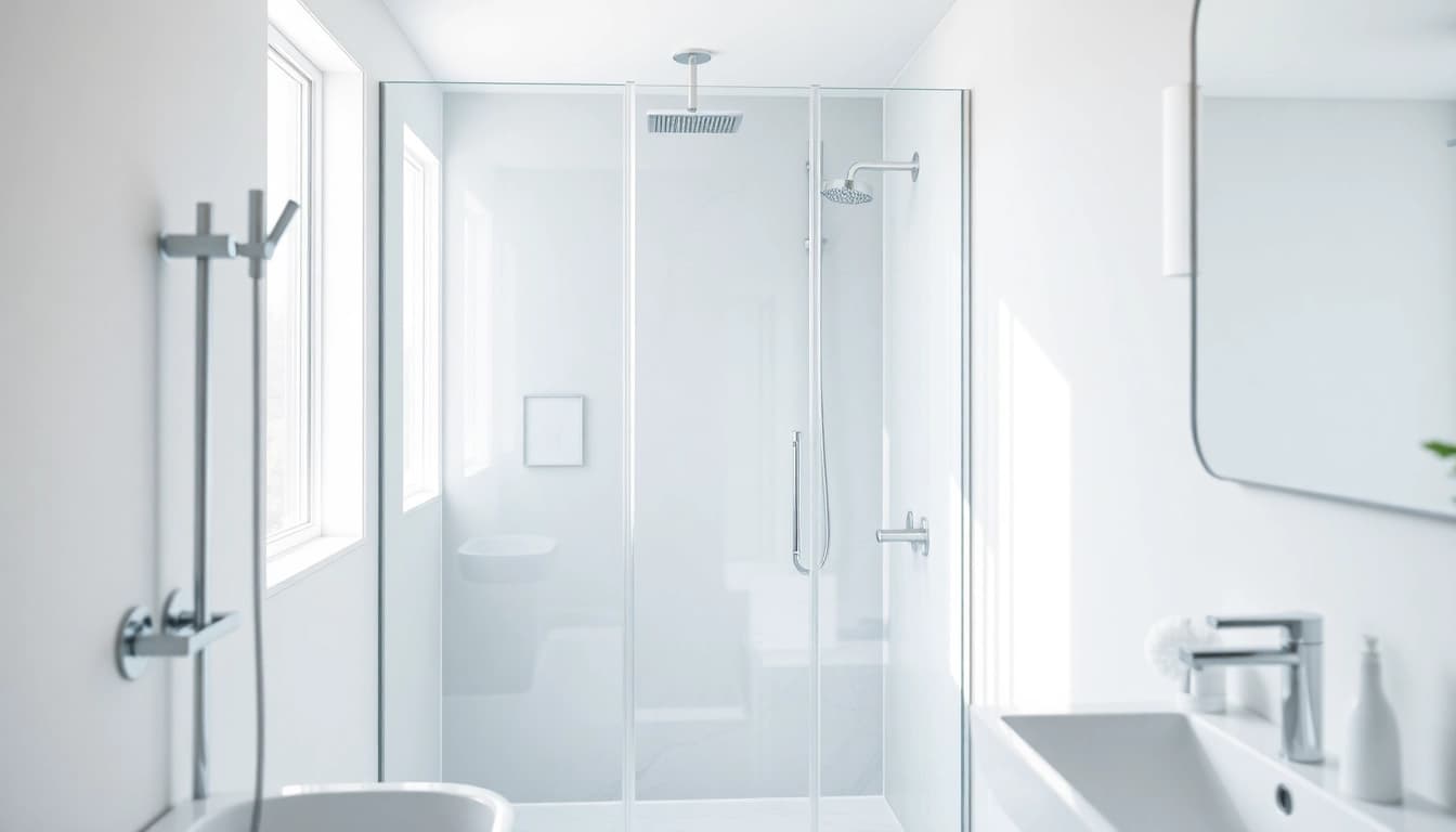 Installer la paroi de douche sirhona moderne avec des finitions élégantes dans une salle de bains.