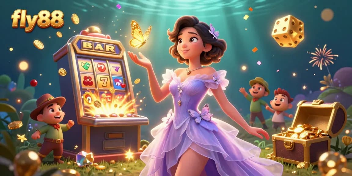 Engage in thrilling jackpots at fly88 with vibrant slot machines and glamorous casino atmosphere.