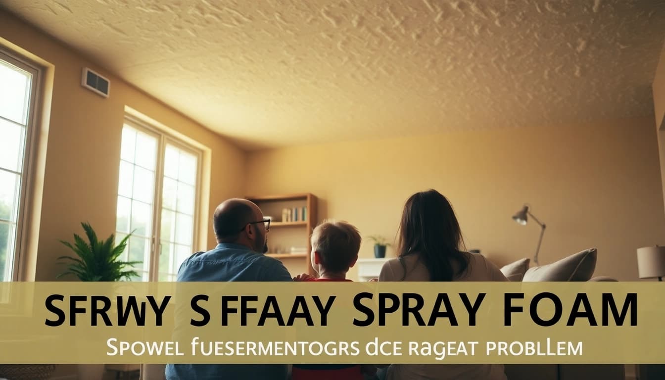 Understanding spray foam mortgage problems while enjoying a cozy home environment.