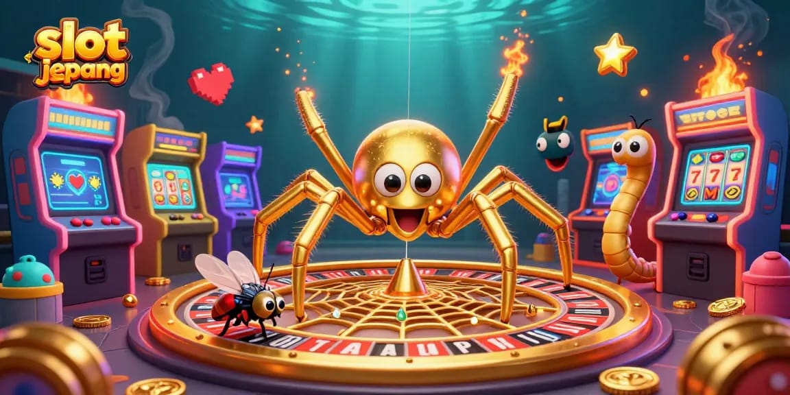 Experience thrilling bets in slot jepang gacor with a captivating 3D casino illustration.