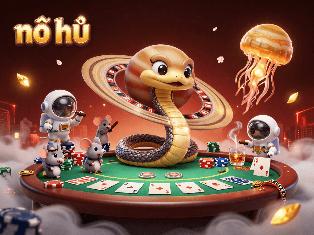 Spin the nổ hũ jackpot reels and watch tiny astronaut mice bet on cosmic winnings!