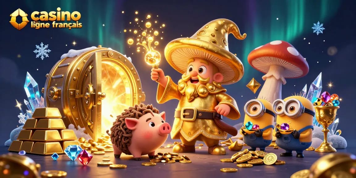 Gagnez aux jeux de casino en ligne français avec cette illustration magique et dynamique.