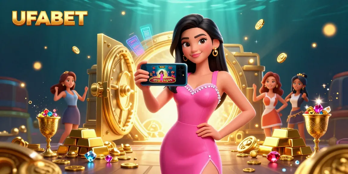 Engage with UFABET's live dealer gaming experience in a vibrant casino atmosphere.