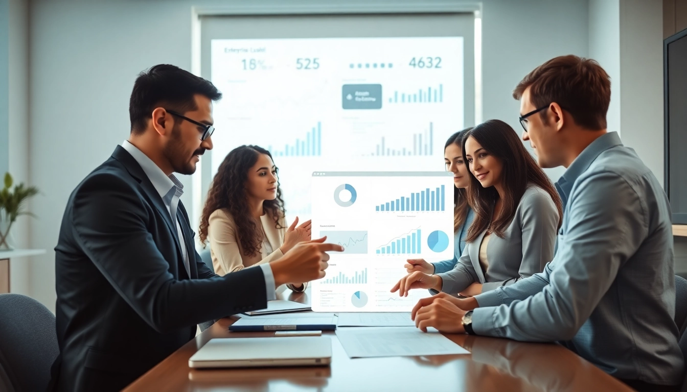 Engaging team using enterprise assistant software in a collaborative professional environment.