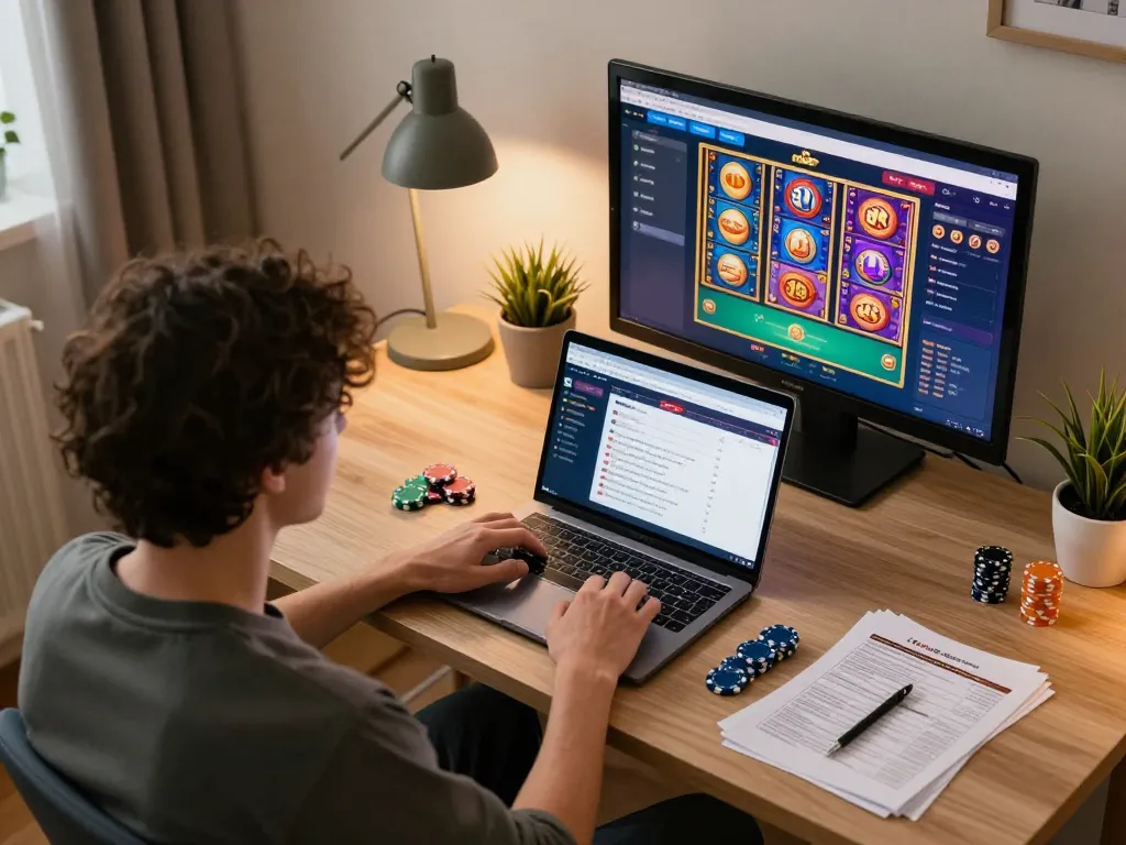 Engaging online gaming moment at Fun88 com showcasing strategy and excitement in a cozy home