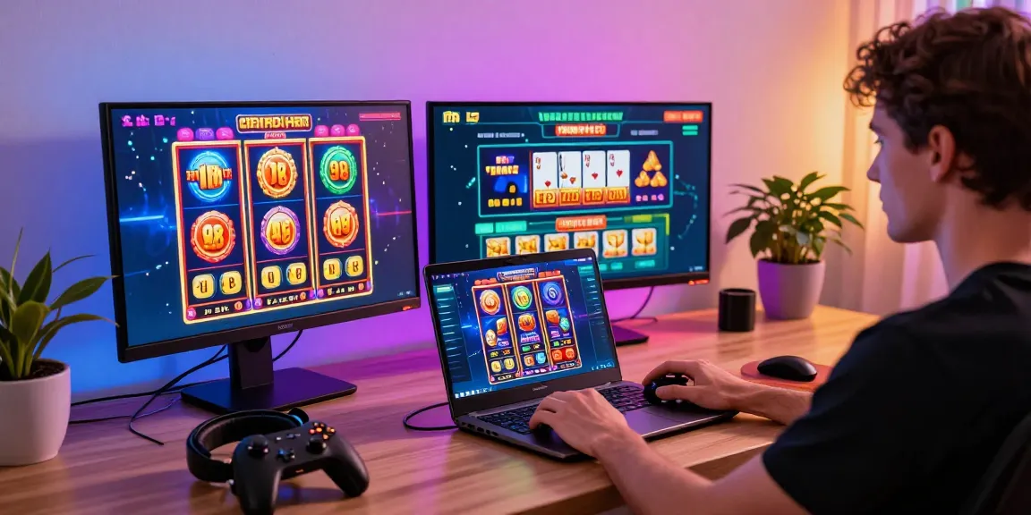 Exciting online gaming experience at home showcasing European online casinos from https://equipproject.eu with vibrant atmosphere and gaming elements.