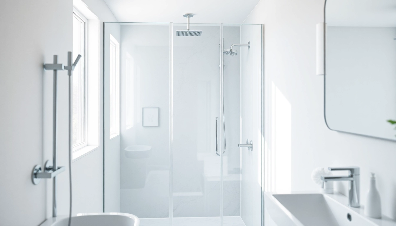 Installer la paroi de douche sirhona moderne avec des finitions élégantes dans une salle de bains.