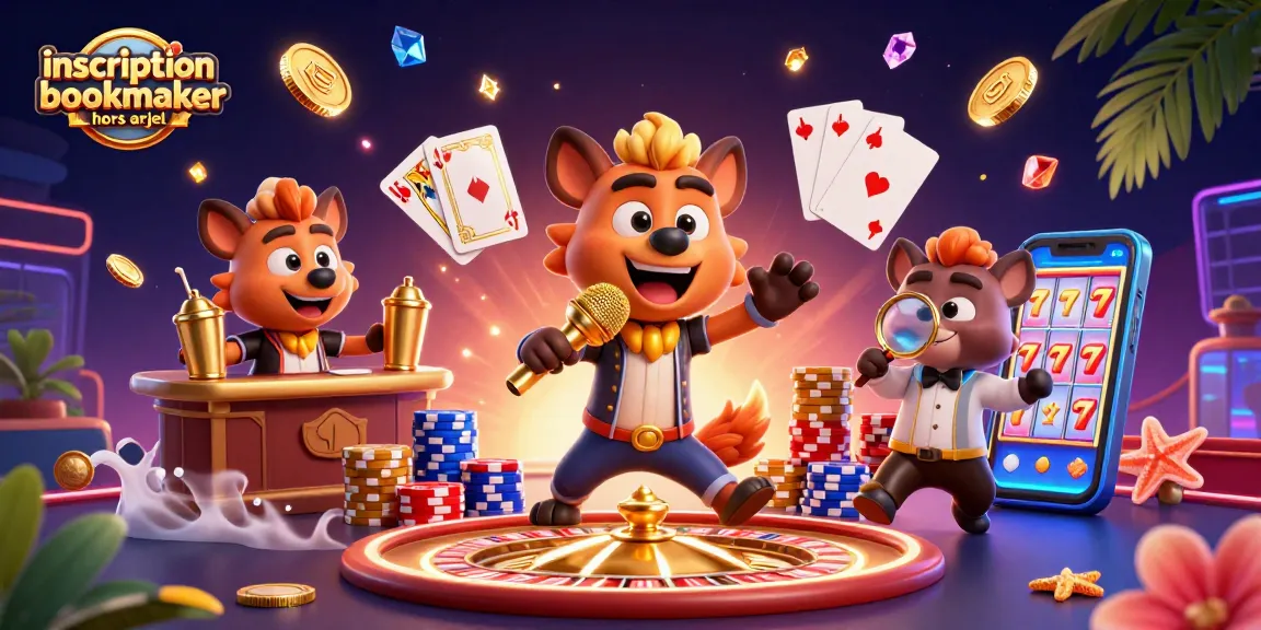 Inscription bookmaker hors arjel : découvrez des stratégies de paris avec style dans un casino animé.