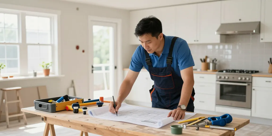Favor Home Solutions, trusted local home buyers at work on a house renovation, showcasing dedicated community service.