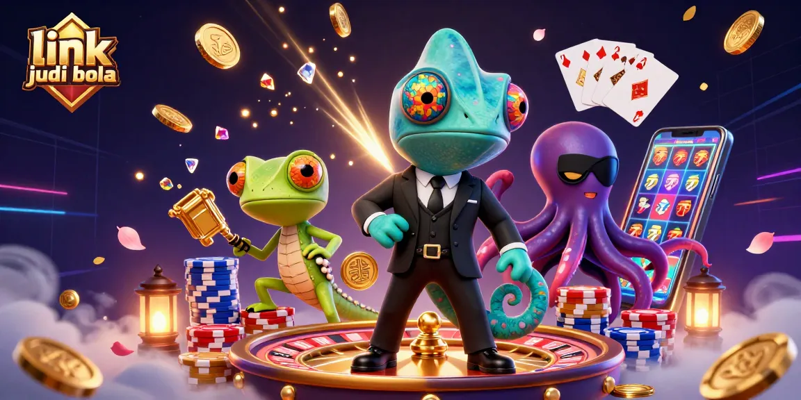 Experience thrilling action in link judi bola with dynamic characters and sparkling casino elements.