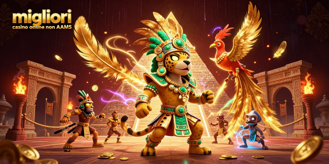 Partecipa all'azione nei migliori casino online non AAMS con personaggi vivaci ed elementi del casinò.
