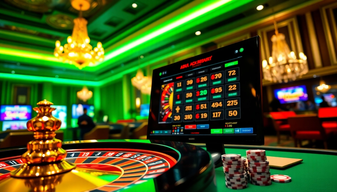Experience thrilling sex ai gameplay at a high-end casino interface filled with excitement.