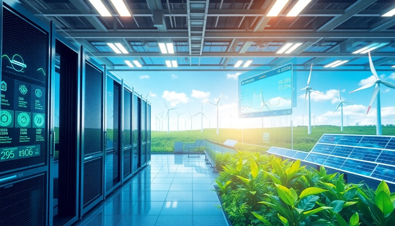Best cloud mining facility showcasing renewable energy and advanced AI technology.