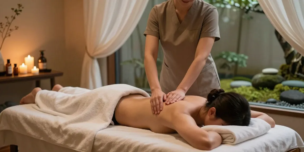 Swedish massage therapy session showcasing relaxation and rejuvenation with a professional therapist.