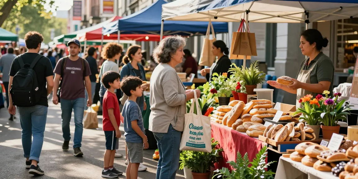 Local shopping experience at https://forumup.org/shop/search.php?ca_id=&addr1=&addr2=&addr3=&schKeyword= featuring community engagement and vibrant market stalls.