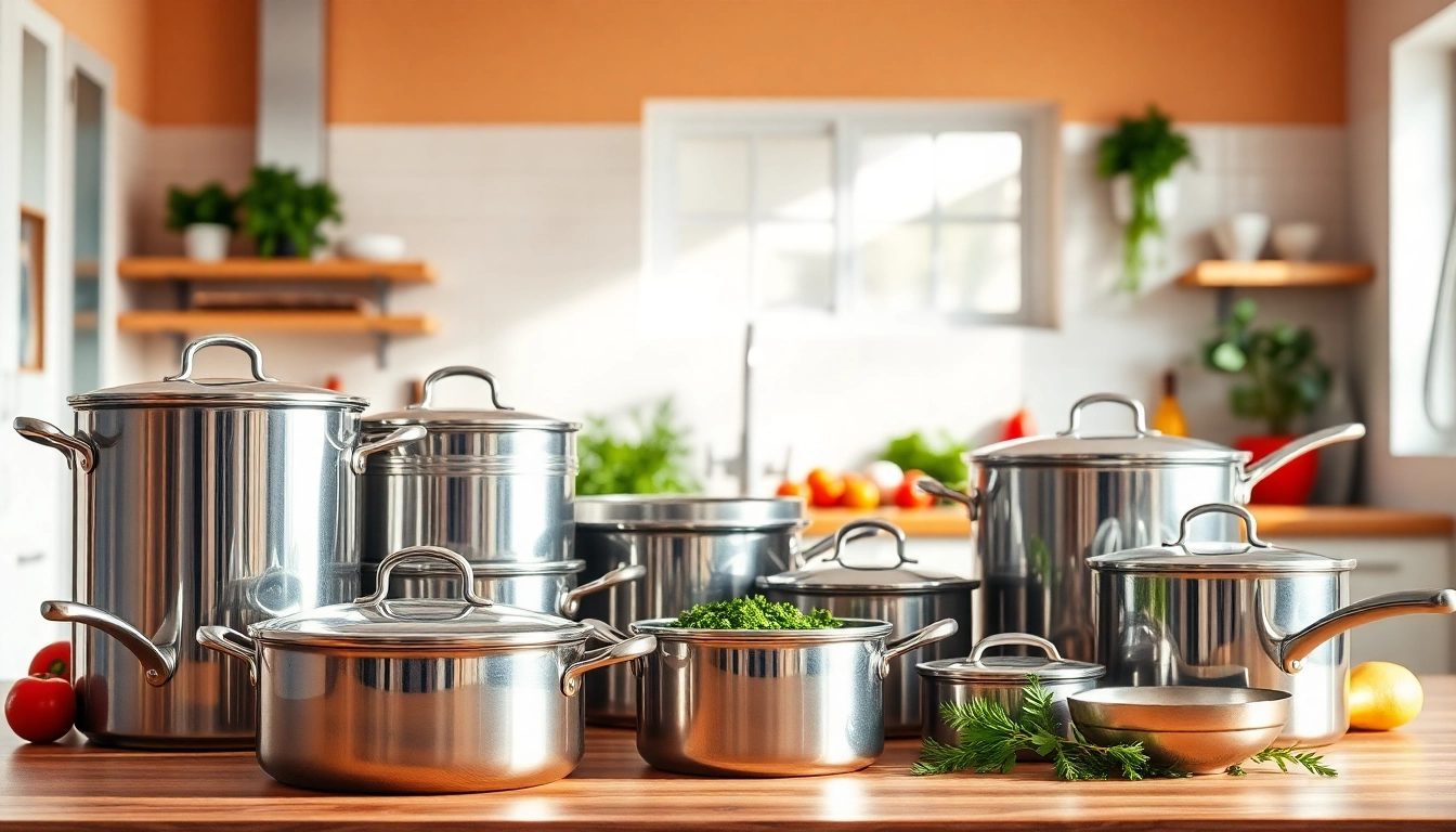 Explore cookware shop Auckland showcasing a modern kitchen with vibrant cookware.