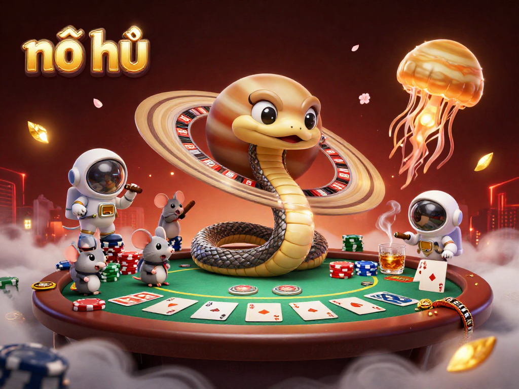 Spin the nổ hũ jackpot reels and watch tiny astronaut mice bet on cosmic winnings!