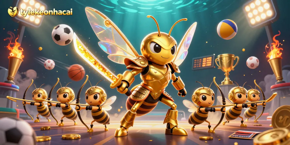 Experience the dynamic energy of tylekeonhacai sports betting with vibrant visuals and engaging elements.