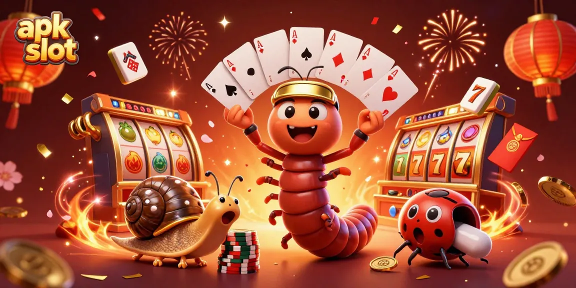 Jelajahi apk slot terbaik dengan dealer kartun yang penuh aksi dan elemen kasino yang meriah.