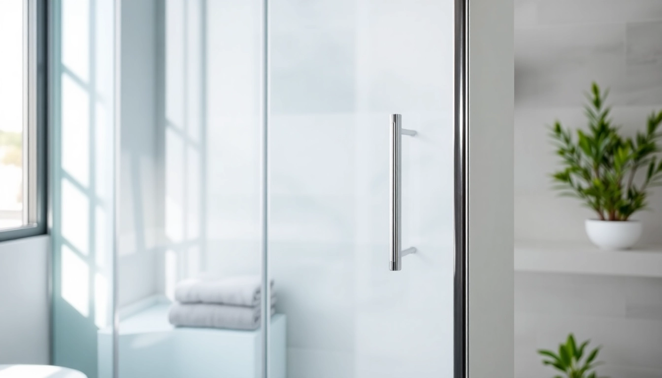 Enhance your bathroom with a stylish semi-frameless shower screen that exudes elegance.