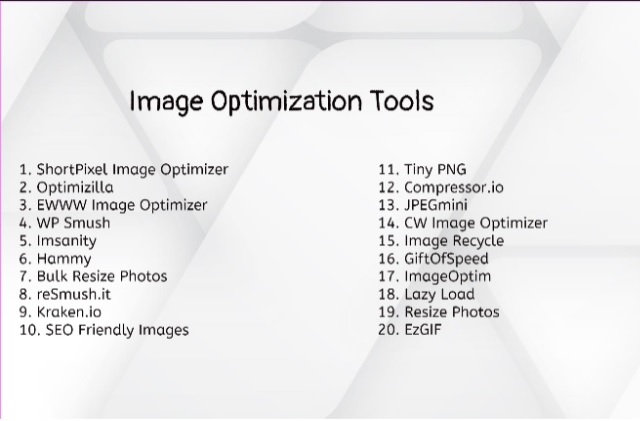 image optimization tools