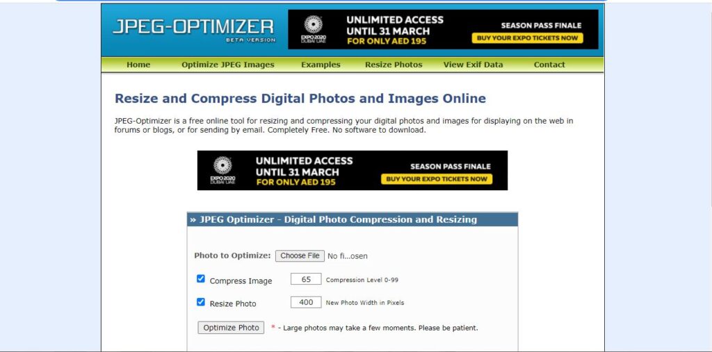 image compressor,jpeg optimizer,photo compressor,online image compressor