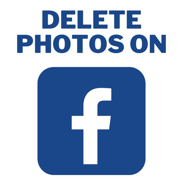 how to delete photos on Facebook