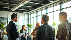 Servizio Fotografico Aziendale: Professionista che cattura una riunione di lavoro in un ufficio moderno.