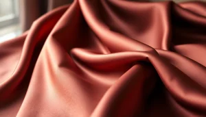 Ontdek hoe satijn een glanzende uitstraling geeft aan luxe stoffen.