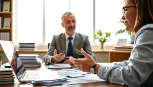 카드현금화에 대한 전문가의 조언을 받는 모습