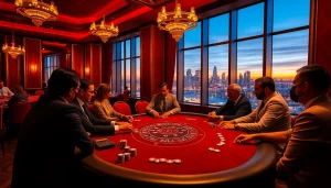 High-stakes poker action in Brisbane with a migration agent focus.