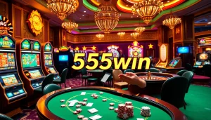 Experience high-stakes gaming at 555win with vibrant slots and exciting roulette action.